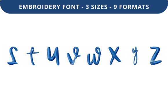 Alphonsine Font S to Z: An Embroidery Designer’s Review