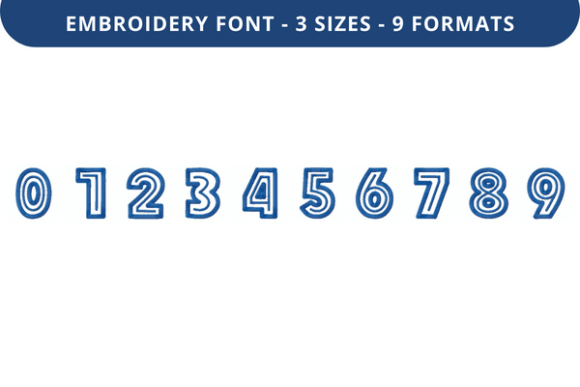Bulky in Line Font 0 to 9: A Craft Fair Review