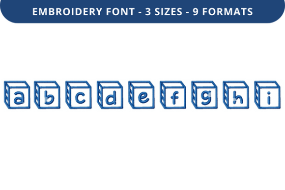Corner Block Font A to I: Embroidery Review