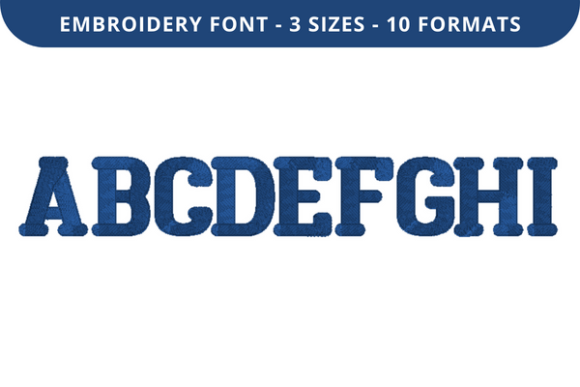 Do Not Enter Font A to I: Embroidery Review