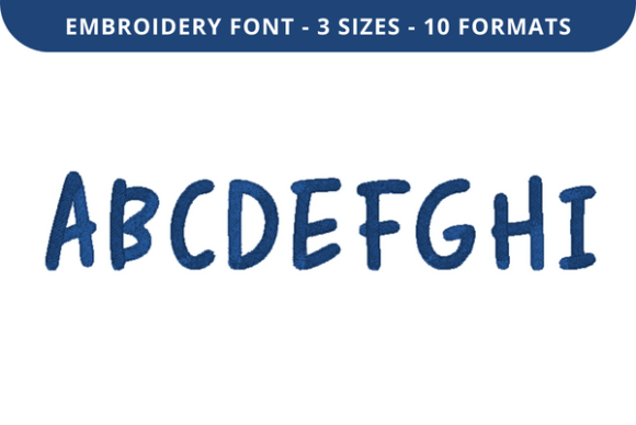 Easykisses Font A-J: Holiday Embroidery Review