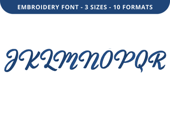 Fenden Font J to R: Elegant Embroidery for Gifts