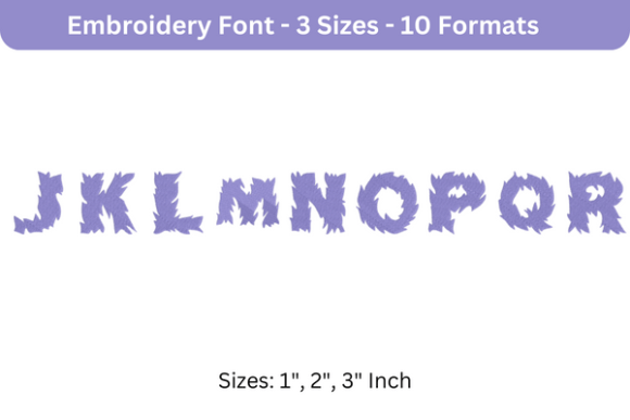 Fire Cat Font J to R: Seasonal Embroidery Review