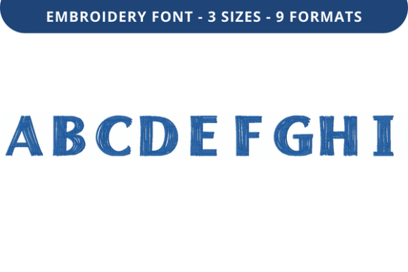 Hay Girl Hay Font Uppercase A-I Review