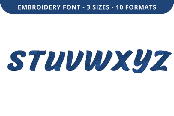 It Happens Font S to Z: A Designer’s Stitch Test