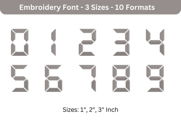 LCD Font 0 to 9: Boutique Sweatshirt Review