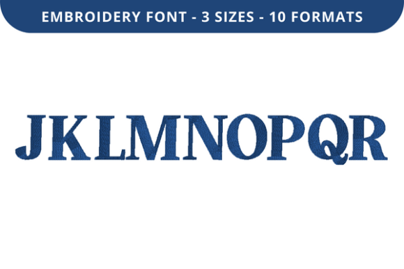 Little Horse Font J to R: An Embroidery Designer Review