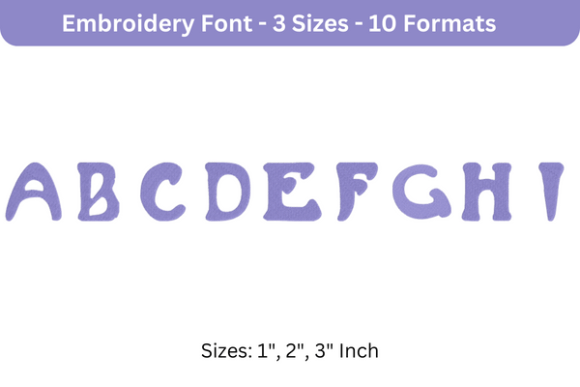 Mucha French Font A to I: Seasonal Embroidery Review