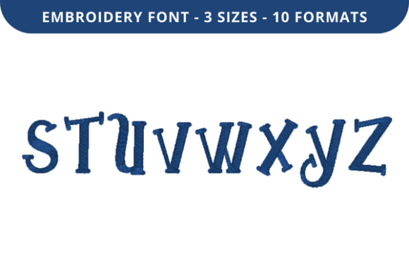 Mystically Font S to Z: Seasonal Embroidery Review