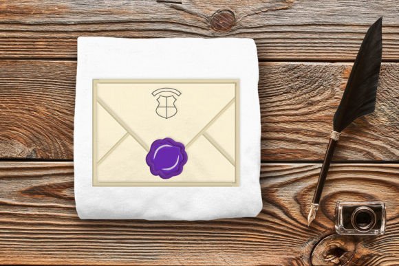 Parchment Envelope Wax Seal Applique Review