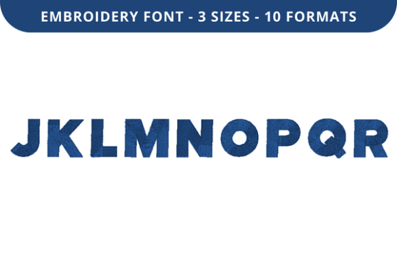 Pure Block Font J to R: A Designer’s Stitch Test