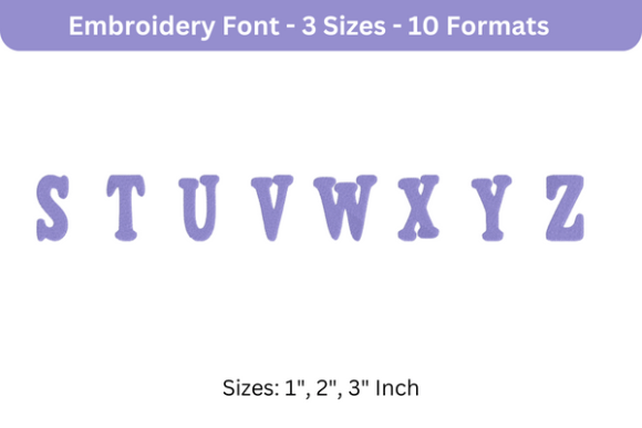 Purevain Font Uppercase S-Z: A Designer’s Stitch Test