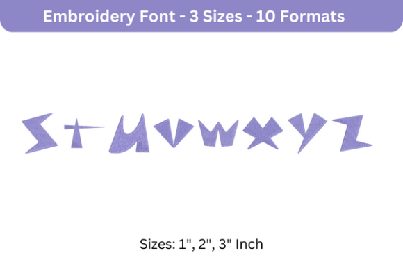 Space Patrol Font S to Z: Craft Fair Review