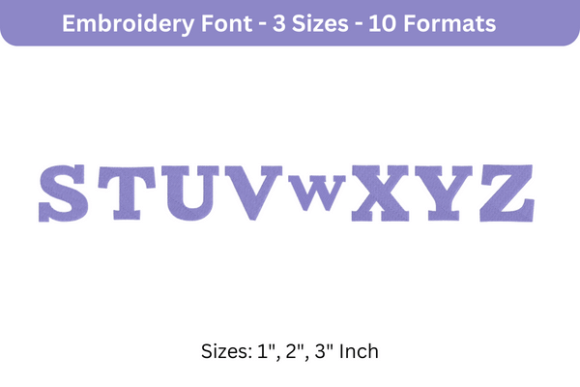 Zantroke Font S to Z: A Designer’s Stitch Test
